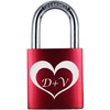 ♥ Love Goals Engraved Love Padlock with Engraving | Individual