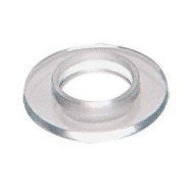 C.R. LAURENCE HW057 CRL Clear 3/4" Diameter O.D. Washer With Sleeve (10 Pack)