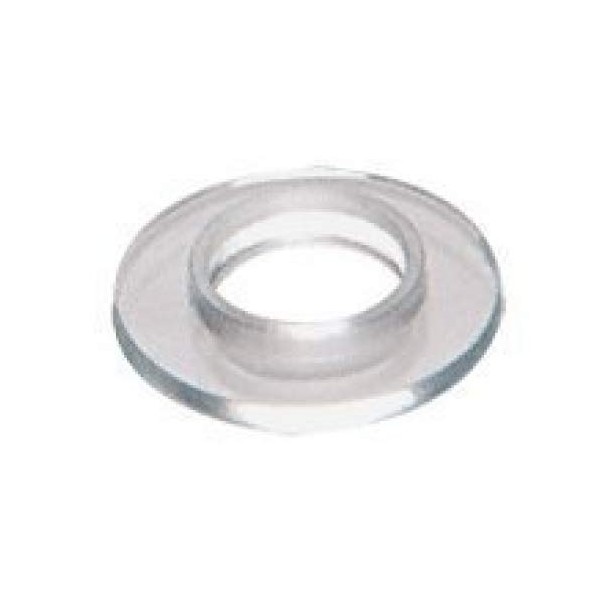 C.R. LAURENCE HW057 CRL Clear 3/4" Diameter O.D. Washer With Sleeve (10 Pack)