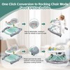 Foldable Baby 5-in-1 Activity Walker - Rocker, Activity Center, Bouncer,