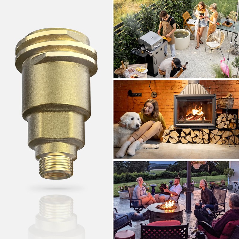 5042 QCC1 Propane Gas Fitting Hose Adapter with 1/4 Inch