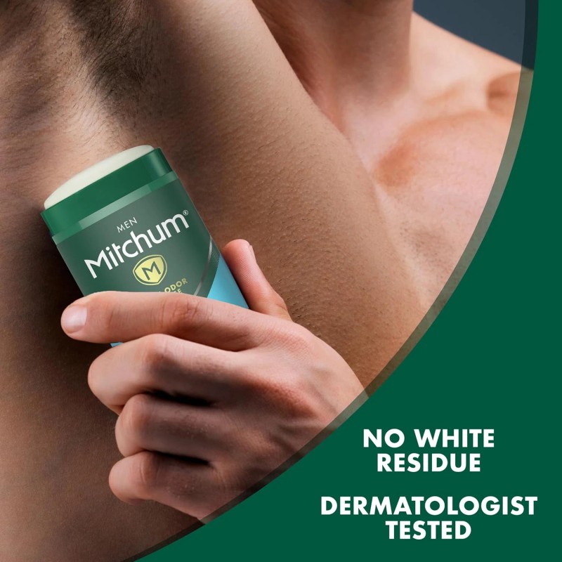 Mitchum Men'S Deodorant, Antiperspirant Stick, Triple Odor Defense 48 Hours