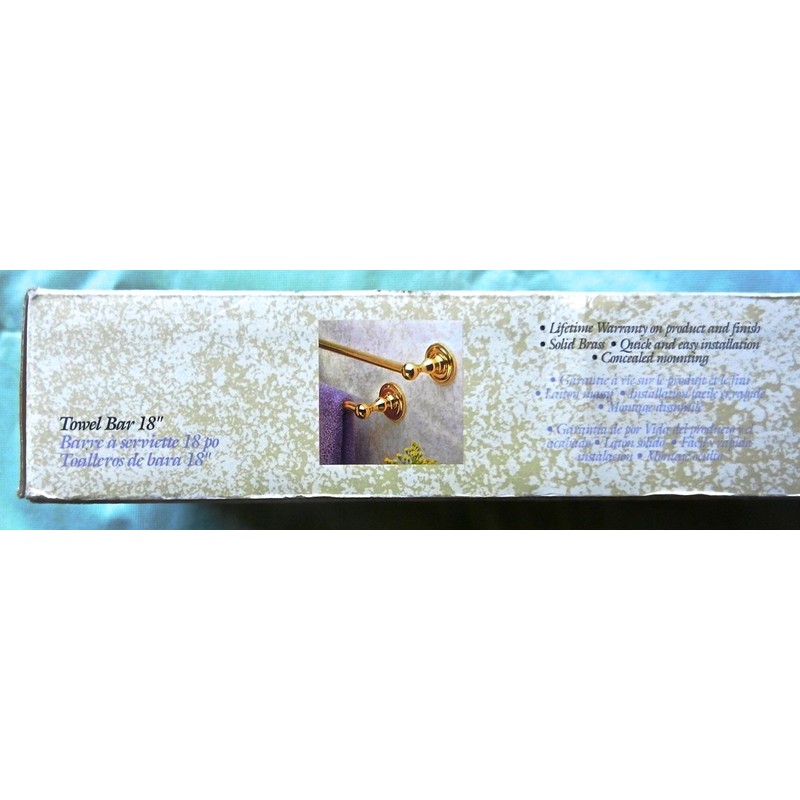 Laguna 18" Towel Bar Finish: Polished Brass