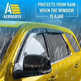 Extra Durable Window Deflectors Tape-On Window Visors Rain Guards Fit for Dodge Durango 2011-2025, Sun Visors, Wind VentVisors, Window Vent Shades, Exterior Car Accessories - 4 pcs. AG0799