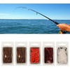 20Pcs Multicolour Stochastic Soft Fishing Lures for Bass Soft Lures
