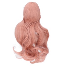 ES053 Doll Long Wig Soft Curly 8 to 9inch Doll Hair for Children Gift Children's Day Carrot Color
