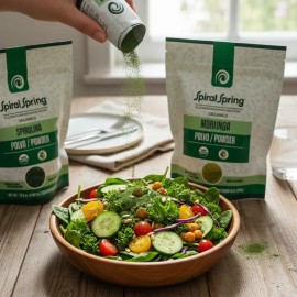 Alga Spirulina Maxima + Moringa Polvo Spiral Spring Orgánica