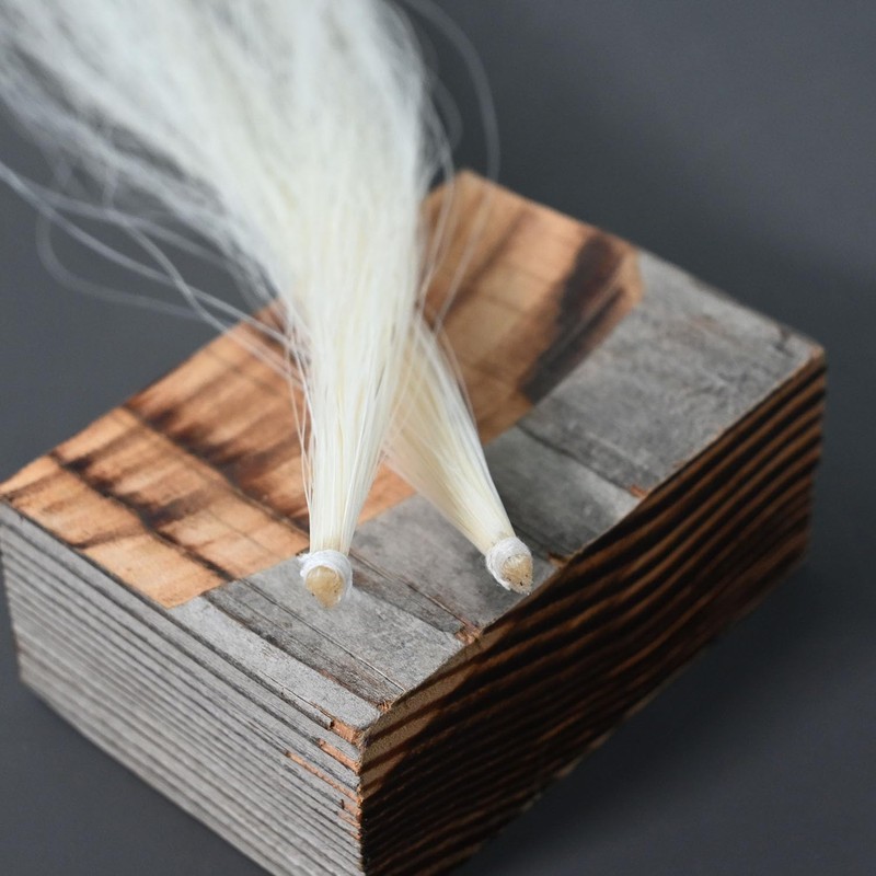 VINGOBOW 2 Hanks Cello Bow Hair Replacement 29 Inches Natural