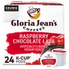 Gloria Jean's Coffees Raspberry Chocolate Lava, Single-Serve Keurig K-Cup Pods,
