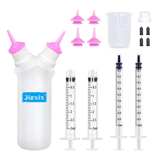 Jiaxix Puppy Bottles for Nursing Milk Feeders for Multiple Puppies,Kitten