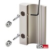 SOTECH Seja Balcony Door Handle Stainless Steel Look 82 x