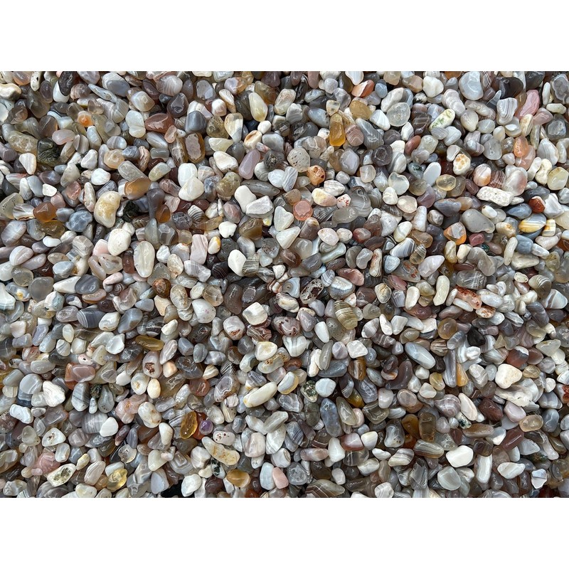 Botswana Agate Chips – Natural Mini Botswana Agate Stones, Crushed