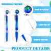 Teling 100 Pcs Earth Retractable Cute Globe Pens Bulk 1.0