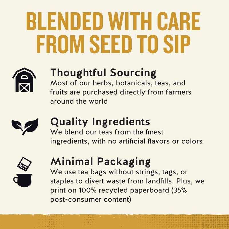 Celestial Seasonings Chamomile Tea Bags - Honey Vanilla Herbal Tea,