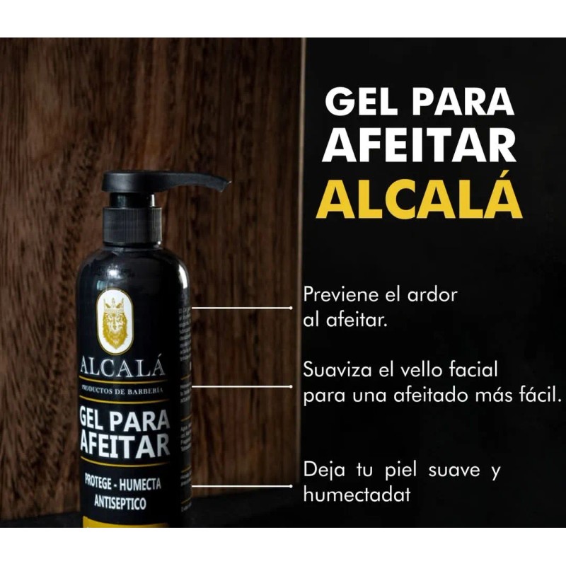 Barber Gel Afeitado+portanavaja+10 Navajas Dorco Azul
