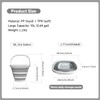 Moodyin Collapsible Water Bucket (10L / 2.6 Gal) – Portable,
