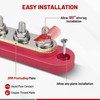 RED WOLF 150A 12V Bus Bar with Cover, Power Distribution