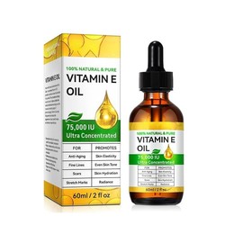 Pure Vitamin E Oil for Skin, Natural Organic Vitamin E oil - Skin Repair & Moisturizing Solution, Easy to Absorbed