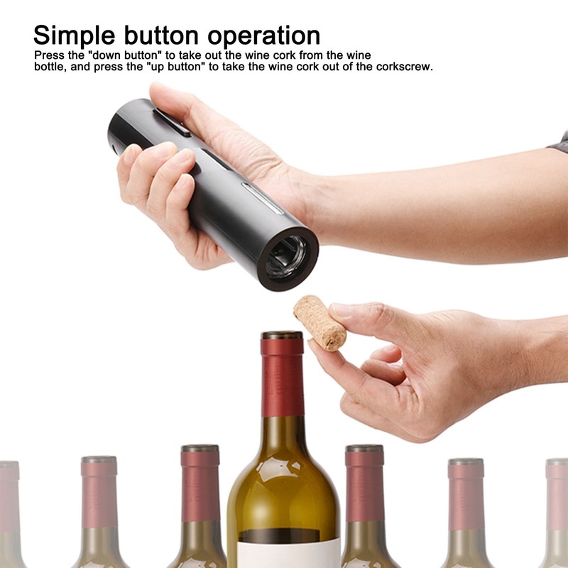 KPI‑361902 Electric Bottle Opener Automatic Wine Cork Remover Corkscrew Red