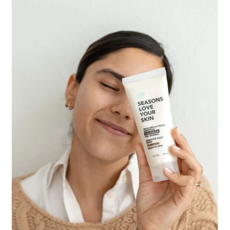 Mascarilla Facial Calabaza 100gr Tipo de piel Sensible