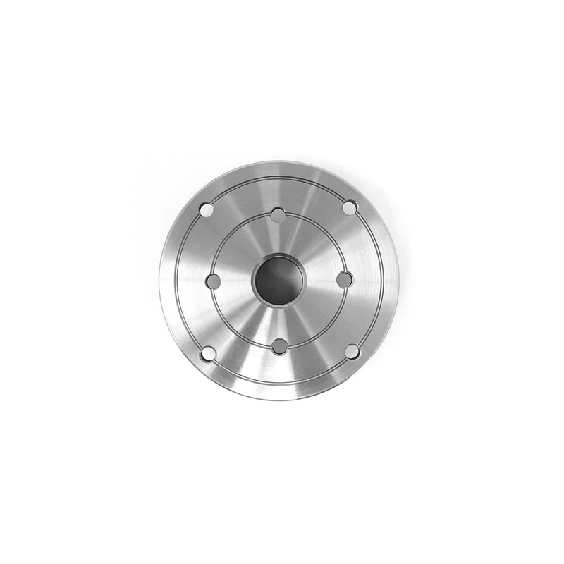 RGWOOD 4" Steel Wood Lathe Face Plate, 7/8" x 14