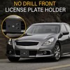 No Drill Bumper License Plate Holder Fits Infiniti 2016-up Q50