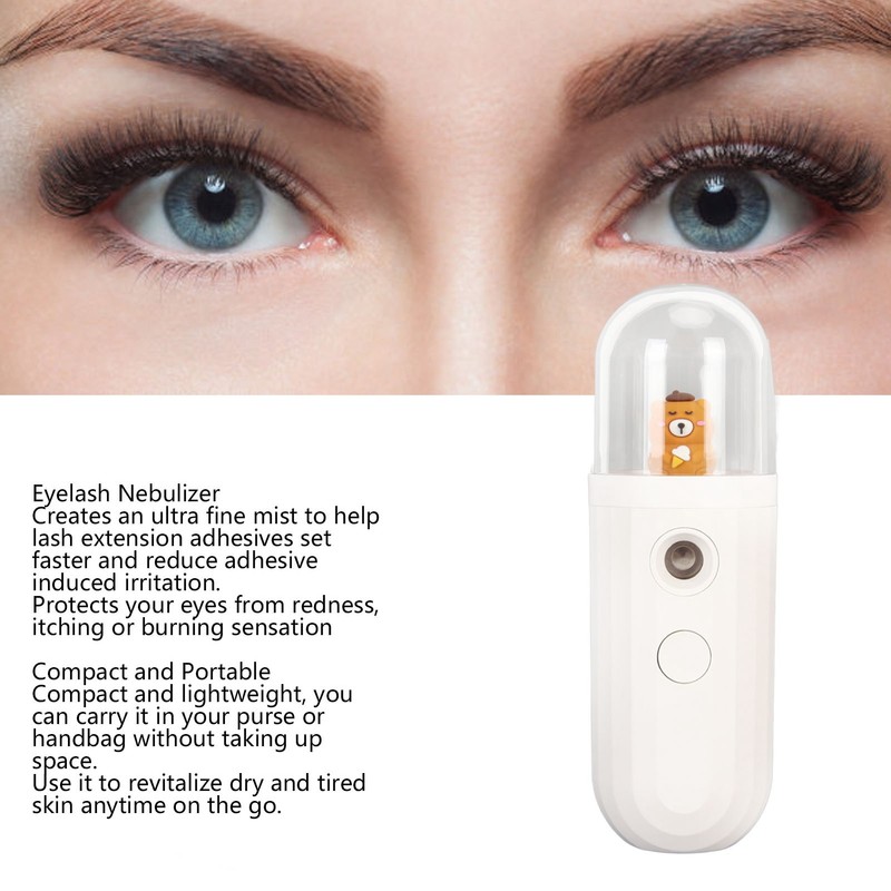 Nano Mist Sprayer Handheld 250mAh USB Rechargeable Nano Mister Facial