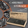 SUZUME Extra Long Flex Head Ratcheting Wrench Set 6PCS (8-19mm)