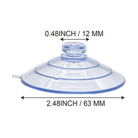Clear Plastic Window Bird Feeder Suction Cups, 5-Pack, Replacement Parts for Bird Feeders