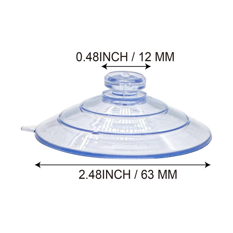 Clear Plastic Window Bird Feeder Suction Cups, 5-Pack, Replacement Parts