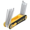 Folding Screwdriver, Universal Pocket Folding Screwdriver Tool Kit 8 in