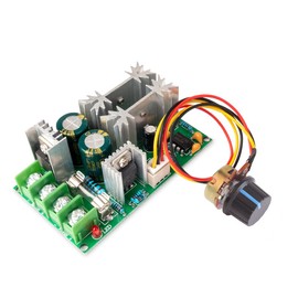 12V 24V 36V 48V 20A DC Motor Speed Controller PWM Module Reversible Adjustable Power Control High Power