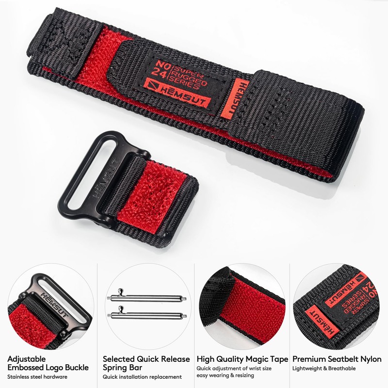 16mm Nylon Watch Band Compatible With CASIO GA-100/110/120/150/200/201/300/310/400/700/710, DW5600/5000/5300/5700/6900 Series,