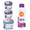 Mc Nails Kit de Uñas Acrílicas con 3 Polvos Acrílicos