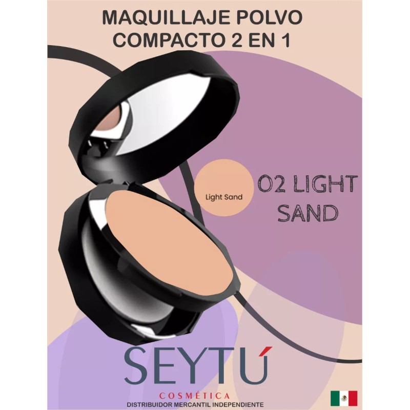 Seytú Seytu Maquillaje Polvo Compacto 2 En 1 A Prueba