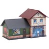 Faller 150110 Basic Bahnhof, inkl. 1 Bemalvariante Modellbausatz, Zubehör, Mehrfarbig,