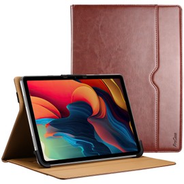 ProCase Universal 10/10.1 Inch Android Tablet Case, Cover for 9"-11" Tablets, Premium PU Leather, Multiple Viewing Angles and Pencil Holder -Brown