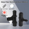 FUSCH 2PCS HVAC Heater Water Hose Tee Connector Compatible with