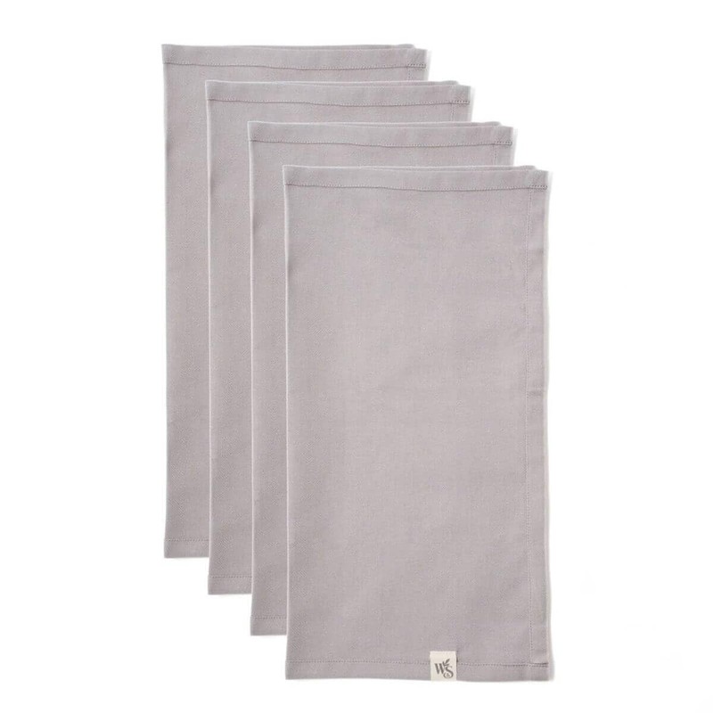 Wild & Stone | Organic Cotton Napkins | Herringbone Weave