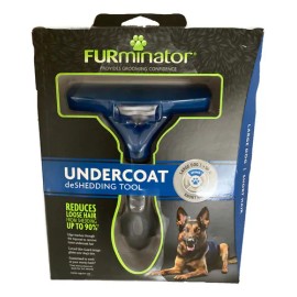 Furminator Deslanador Perro Grande Pelo Corto Color Azul Oscuro