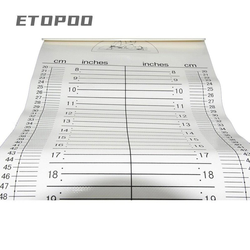 wintape 측정 매트 계 눈금자 높이 신장 Wintape Measuring Mat