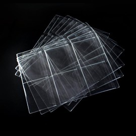 10 Sheets Coin Collection Pages,Coin Binder Inserts Sleeves with 9 Hole for Coin Album,Collecting Binder Protectors for Medallion Coin Stamp Badges Currency Collecting Supplies(6 Pockets)