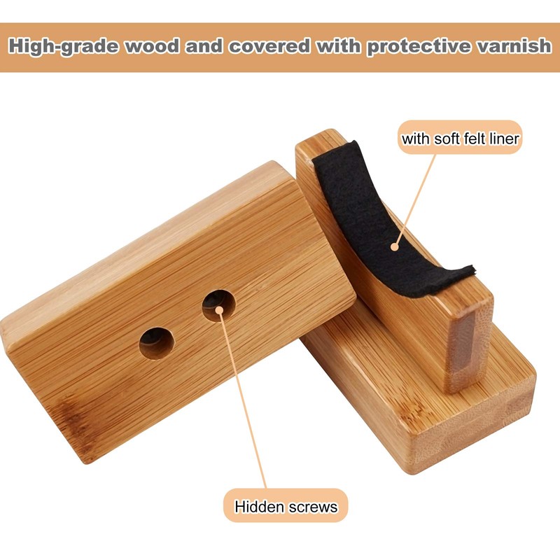 AHANDMAKER Baseball Bat Display Stand, Set of 2 Baseball Bat