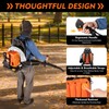 SNKOURIN Backpack Leaf Blower, 2-Stroke 65CC Gas Powered Engine Electric