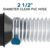 Qucship PVC Dust Collection Hose 2 1/2" x 20' -