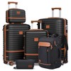 Joyway Expandable Luggage Sets 5 Piece, Lightweight Hard Shell Travel