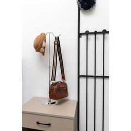 ChengPin Premium Stainless Steel S Hooks - Versatile Handbag Display Stand, Hanger, Wreath, and Wind Chime Stand (Double hook)