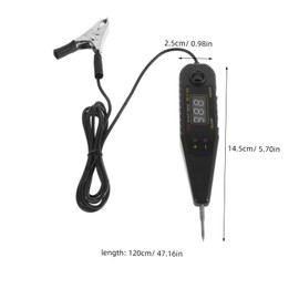 Mobestech Automobile Circuit Test Pen Automotive Circuit Tester Digital Light Teste Heavy Duty Circuit Tester Car Light Tester Electric Circuit Tester Circuit Tester with Light Plastic Black