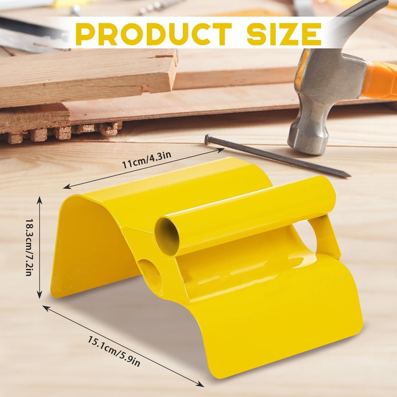 Pcmursal Concrete Curb Trowel, Curb Tool for Concrete Edging, Concrete