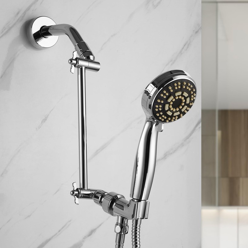Shower Head Arm, Adjustable Shower Extension Arm for Rain Showerheads,